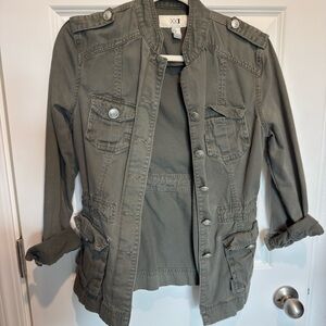 Forever 21 Olive Utility Jacket